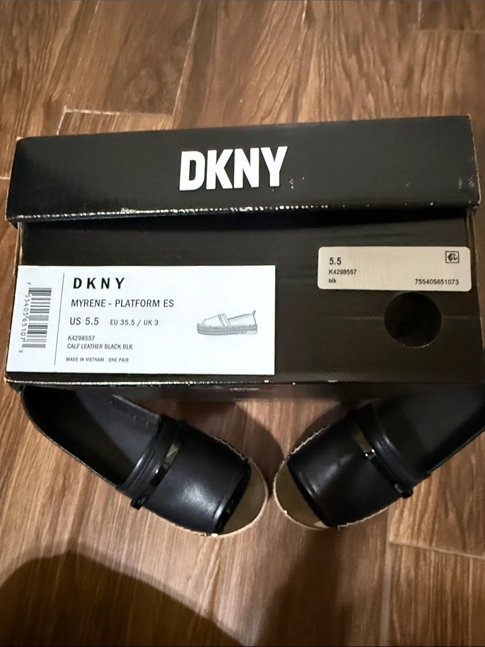 Dkny espadrille platform